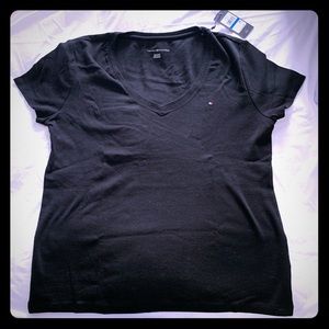 Black V-neck Tee - NWT